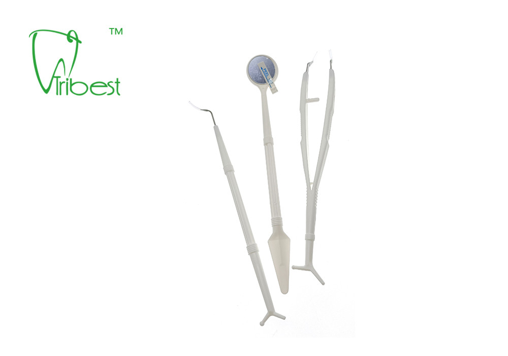 Plastic 3 In 1 Disposable Dental Kit For Examination 3in1 Dental Kit