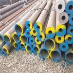 Black Painted Hydraulic Steel Pipe Q195 Q345 Seamless Gas Pipe RoHS JIS