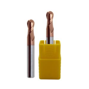 Quality BMR TOOLS 2flute solid carbide ball nose for metal milling original HRC55 wholesale