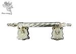 Metal Casket Swing Handle Zinc Alloy Material Strong Coffin Hardware European