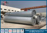 Galvanized Electric Steel Tubular Towers Power Transmission Line 10KV - 500KV