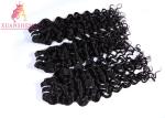 Virgin Brazilian Curly Human Cuticle Aligned Hair Extensions 100G Bundles