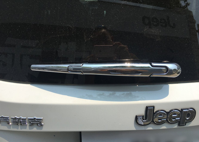 JEEP Renegade 2016 Auto Exterior Trim Parts Tail Gate Window Wiper Chromed Cover