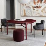 Economic Upholstery Dining Chair Half Arc Backrest Hotel Restaurant Chair