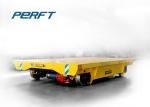automatic cable drum powered roller mounted rail transfer flat cars