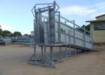 Safety Rail Cattle Loading Ramp Durable Full Hot Dipped Galvanised Body