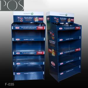 Quality pop food floor display stand/floor display stand shelf wholesale