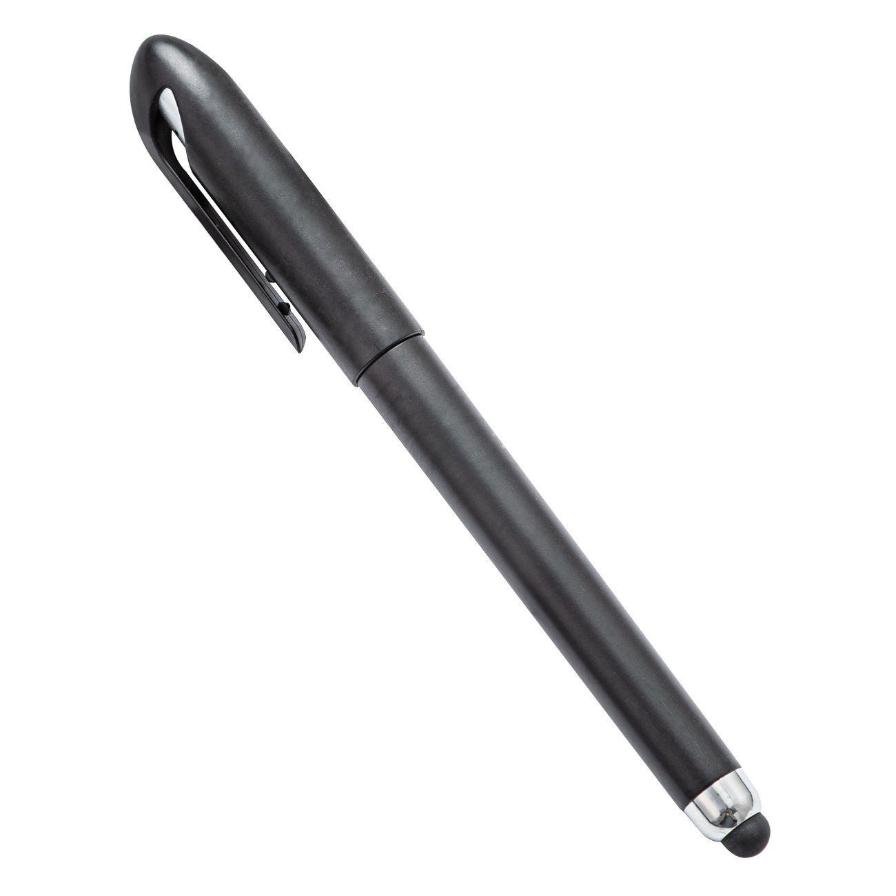 Soft Touch Screen Metal Stylus Pen with Brass Telescope Barrel and 0.5mm Writing Width