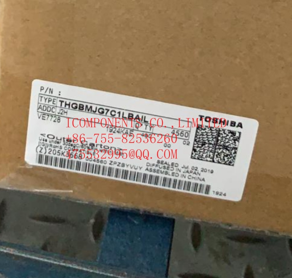 THGBMJG7C2LBAU8 TOSHIBA Flash Serial e-MMC 3.3V 128G-bit 153-Pin TFBGA I Temp