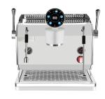 Stainless Steel Dual Boiler Commercial Coffee Maker 6.0L Electric Espresso