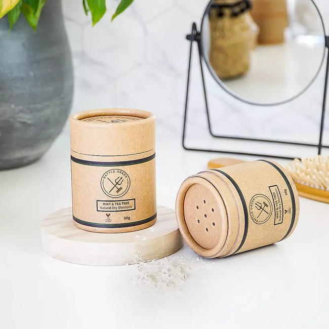 Food Grade Cardboard Spice Seasoning Container Powder Sifter Paper Tube Packaging