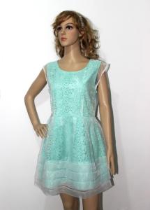 Quality Round neck sleeveless ladies dresses with polyester S M L XL wholesale