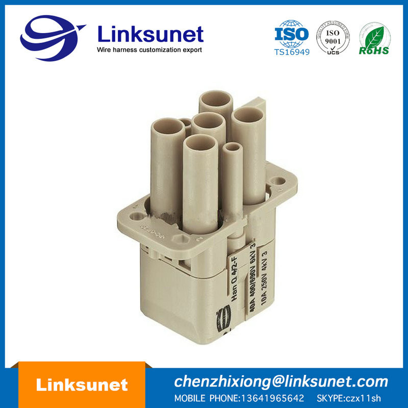 Two Modula Industrial Wire Harness Crimping Harting Industrial Connectors
