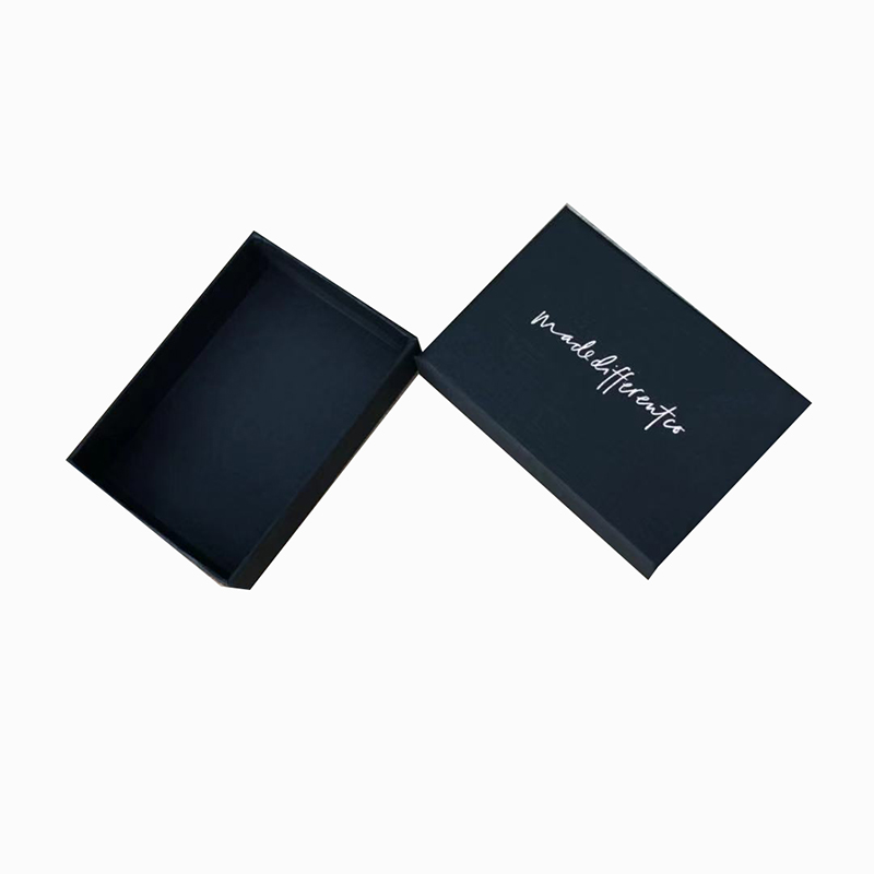 Matte Black Paper Gift Package Box Custom For Jewelry Watch Eyewear