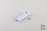 Magnetic Buckle Flat Am Hard Tags 50 Mm * 15 Mm * 19 Mm Easy Installation