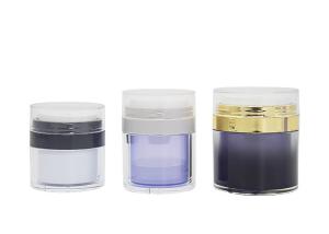 Quality Cosmetic Packaging PP Airless Jar Including Replaceable 15g 30g 50g wholesale