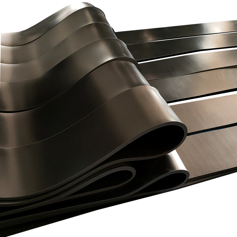 Conveyor Neoprene Rubber Sheet Black Skirting Boards Abrasion Resistant