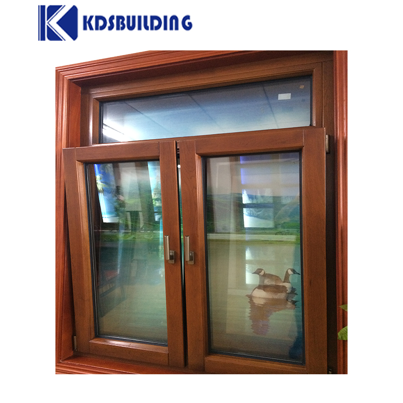 Wooden Window Design Tilt And Turn Window With Temper Glass Fly Screen Germany Hardware Wood Window Grids
