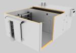 100mm thickness Customized White Colorbond Commercial Cold Rooms 220V 380V