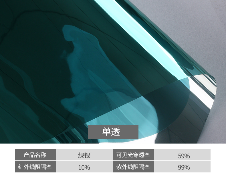 Customized Length Self-Adhesive PET Tint Film for Car Window Privacy Protection and Anti-UV