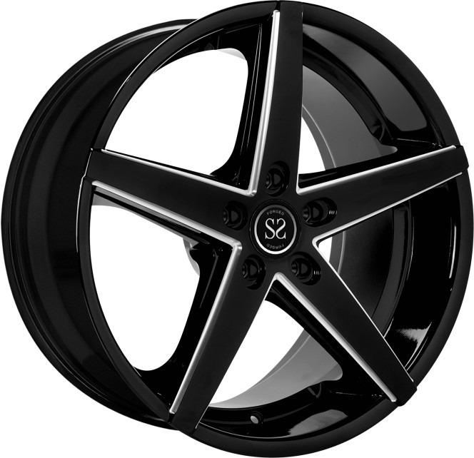 17-20 inch classical 5 spoke forged monoblock wheel rim
