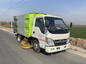 Quality Vacuum Road Street Sweeper Truck 93% Sweeping Efficiency 2mm Tank Thickness wholesale