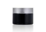 Clear 20ml 50ml Glass Cosmetic Cream Jar With Silver Cap