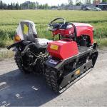 15KM/H Crawler Farm Tractor Gear Drive Mini Tiller Machine For Planter