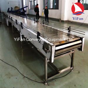Quality Stainlees Steel Slat Chain Conveyor with Good Load Capacity wholesale