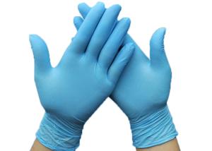 Quality SGS Nitrile Medical Examination Gloves / Disposable Hand Gloves No Sterile Life Vinyl Latex wholesale