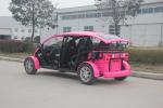 Pink 4 Seater Golf Cart Sports Vehicles Rear Wheel Drive , CVT Transmission