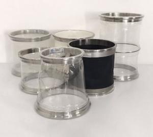 Quality Antistatic 102mm PUAS Industrial Flexible Connectors For Powder Bulk System wholesale