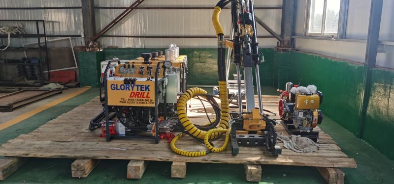 Gl300e Portable 320m Diamond Core Drill Rig For Mountain Rock Drilling