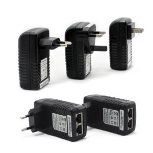 Quality Wall Mounted Poe Power Adapter Wifi Adapter Desktop Power Supply AU EU UK US Plug 12V - 48V wholesale