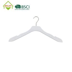 Quality Notched Compostable Heavy Duty Plastic Hangers Slip Resistant wholesale
