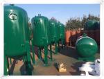 Carbon Steel Vertical Air Receiver Tank For Water Treatment Customized Color