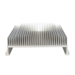 Quality Rectangular LED Bar Heatsink Profile Extrusion Aluminum Heat Sink In Power Amplifier wholesale