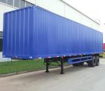 Self Dumping 2/3 Axles Bulk Cargo Transport Van Type Box Tail-Lift Truck Semi