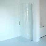 EN12150/CE/SGCC/Australian Certificate 6-12mm Single Curved Bent Tempered Shower