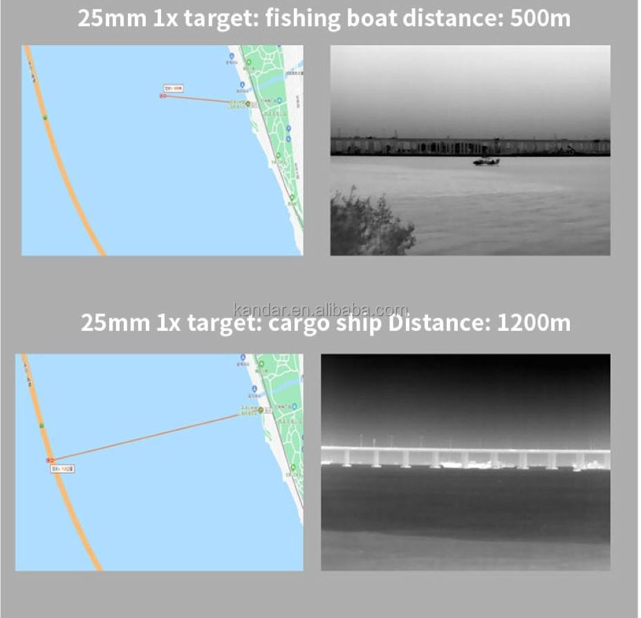 384*288 8-14um Waterproof KD760 54mm Thermal Imaging Scope with Field of View 6.9°x5.2°