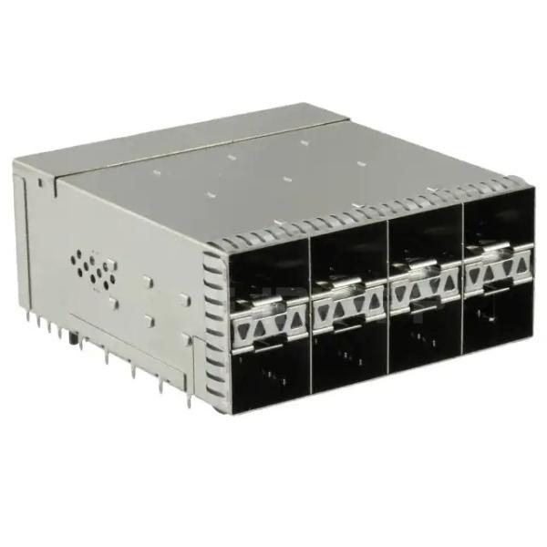 1-2180324-9 zSFP+ Receptacle With Cage Ganged (2x4) Connector 32 Gb/s Included