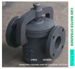 IMPA 872002 MARINE CAN WATER STRAINER S-TYPE 5K-32A JIS F7121 BODY-CAST IRON