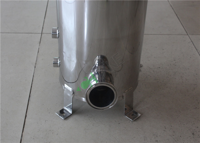 10 40 Inch Stainless Steel Wire Filter Housing , Micro Membrane Filter Housing