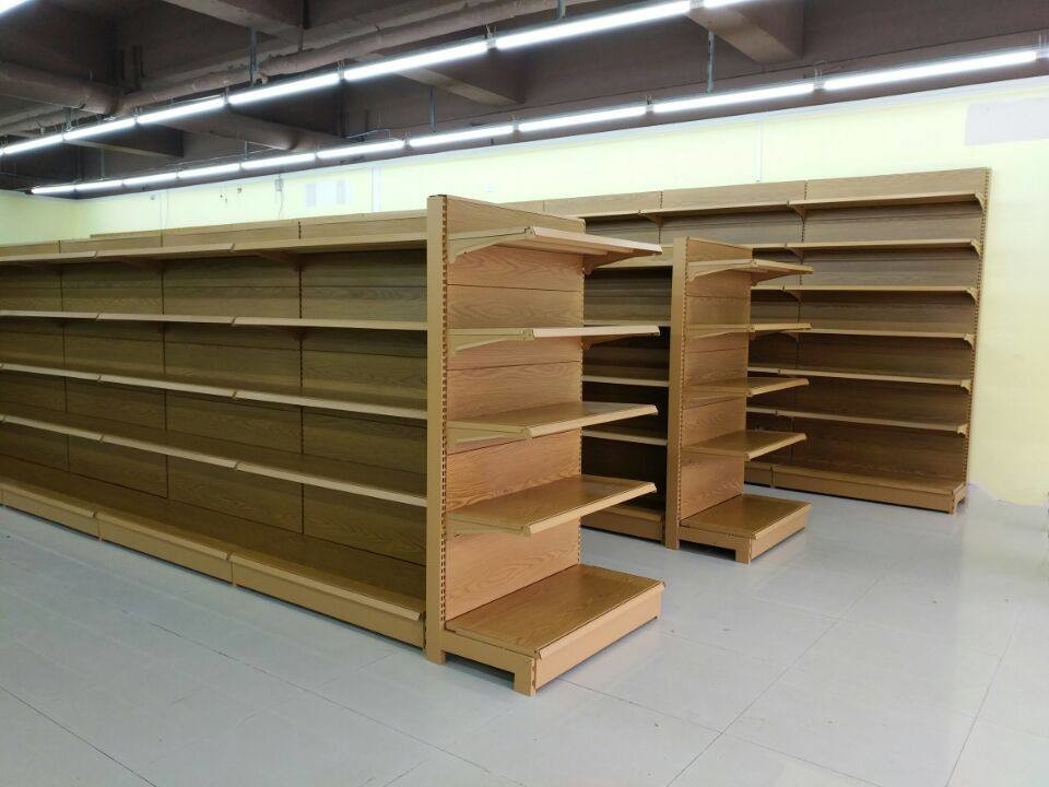 Eco Friendly Supermarket Display Shelving Supermarket Display Stands Corrosion Protection
