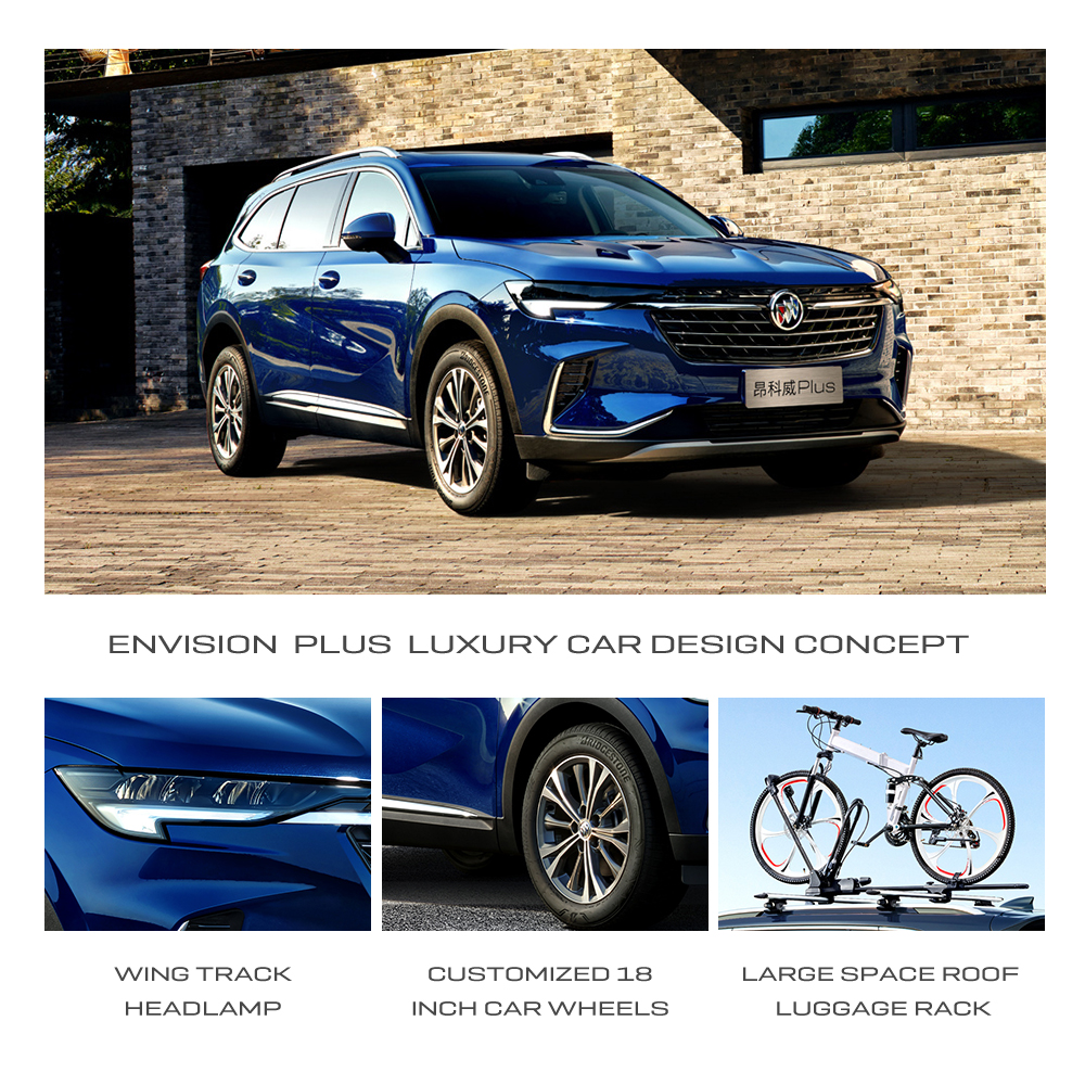 Speed Gas-Powered Buick Envision Luxury SUV 2024 Energy Vehicle with Ample Space and 5-Door 5-Seater Body Structure