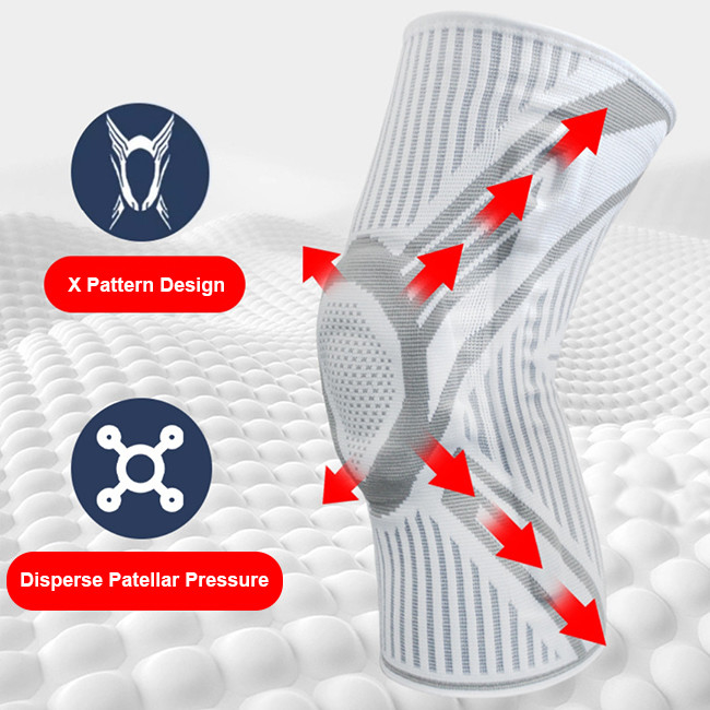 Unisex Elastic Compression Sports Knee Support For Knee Joint Protection