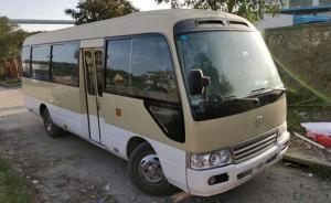 Quality Diesel Fuel Reliable Second Hand Toyota Coaster Bus 1HZ Engine With 29 Seats wholesale