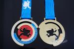 Christmas Festival Cut Out Design Cutom Award Medals Soft Enamel Process With