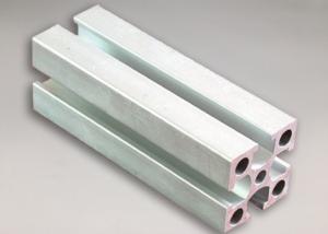 Quality Silver White Electrophoresis Aluminium Moulding Profiles , Aluminum Extruder wholesale