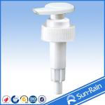 Special head 28/400 28/415 non spill plastic lotion pump of ribbed lid for